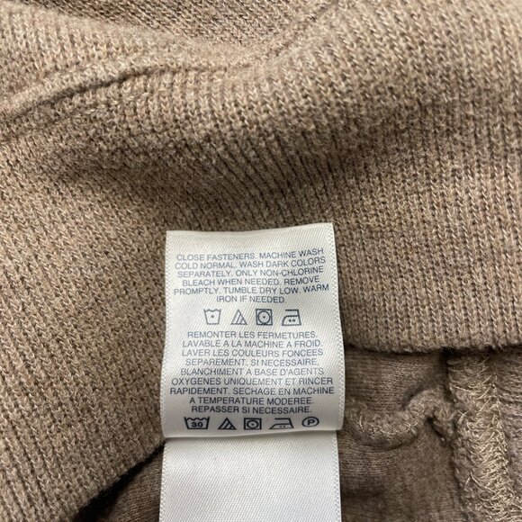 LANDS' END SWEATER 1/4 ZIP MENS XL TALL PULLOVER LONG SLEEVE CASUAL 100% COTTON - Picture 8 of 10